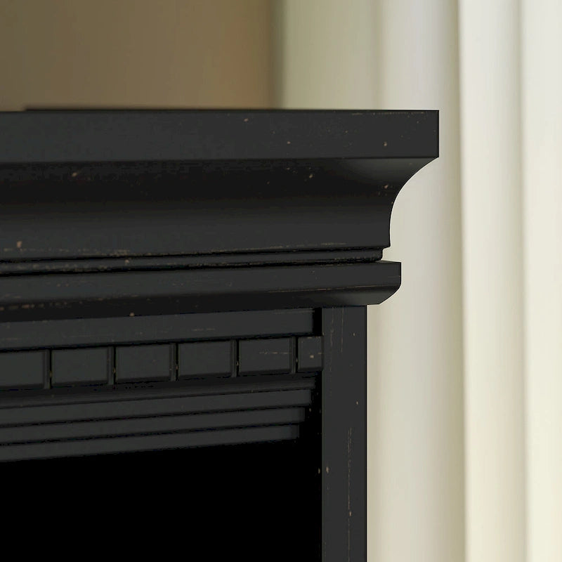 Fairview Antique White 5-shelf Bookcase - Antique - 29.57L x 12.09W x 68.94H