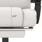 Vinsetto Office Desk Chair Recliner, Height Adjustable Movable Lumbar Support with 6-Point Vibrating Massage