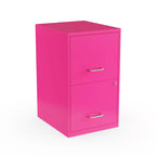 Space Solutions 18 Deep 2 Drawer Letter Width Vertical File Cabinet