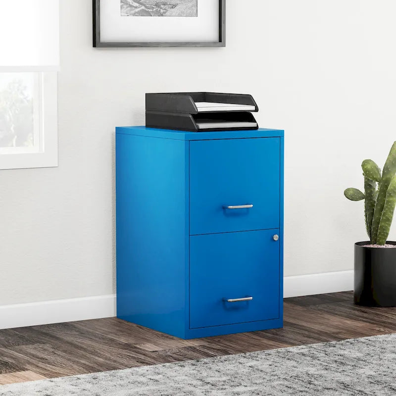 Space Solutions 18 Deep 2 Drawer Letter Width Vertical File Cabinet