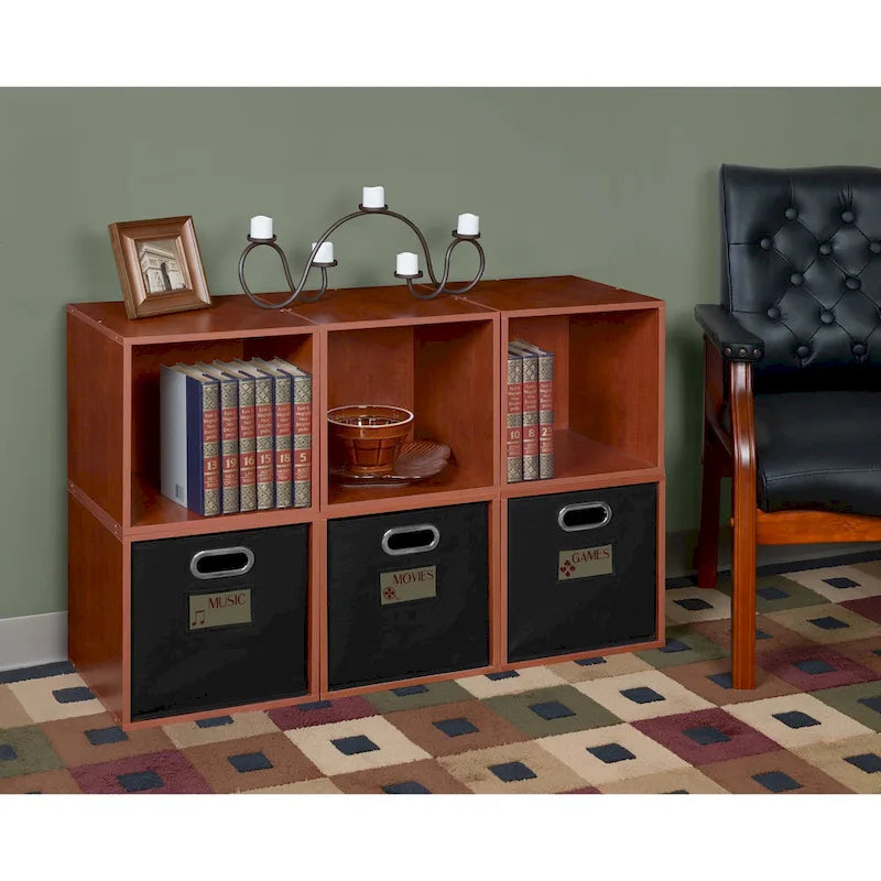 Noble Connect Storage Set - 6 Cubes- Cherry