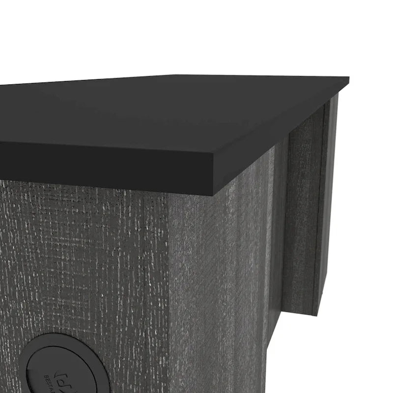 Bestar Norma 71W U or L-Shaped Executive Desk with Hutch