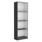Kenyon Tall 5-Shelf Wide Bookcase Set of 2 - N/A
