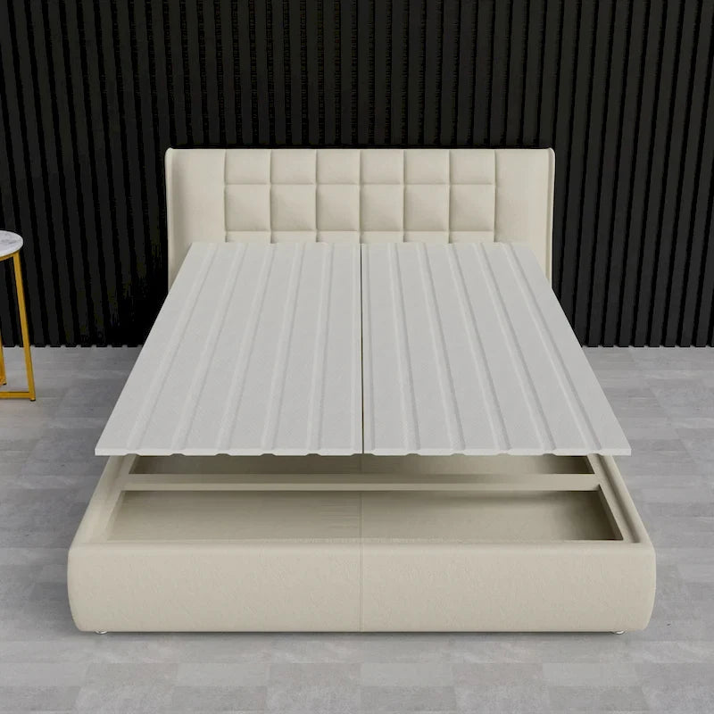 0.75  Vertical Standard Mattress Support Wooden Slats with Cover.