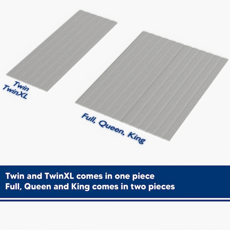 0.75  Vertical Standard Mattress Support Wooden Slats with Cover.