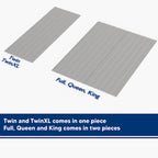 0.75  Vertical Standard Mattress Support Wooden Slats with Cover.