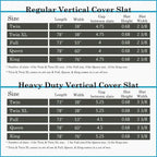 0.75  Vertical Standard Mattress Support Wooden Slats with Cover.