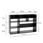 Multi-Unit Desk Organizer Storage Rack Book Shelf for Office Home and Bathroom