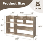 Multi-Unit Desk Organizer Storage Rack Book Shelf for Office Home and Bathroom