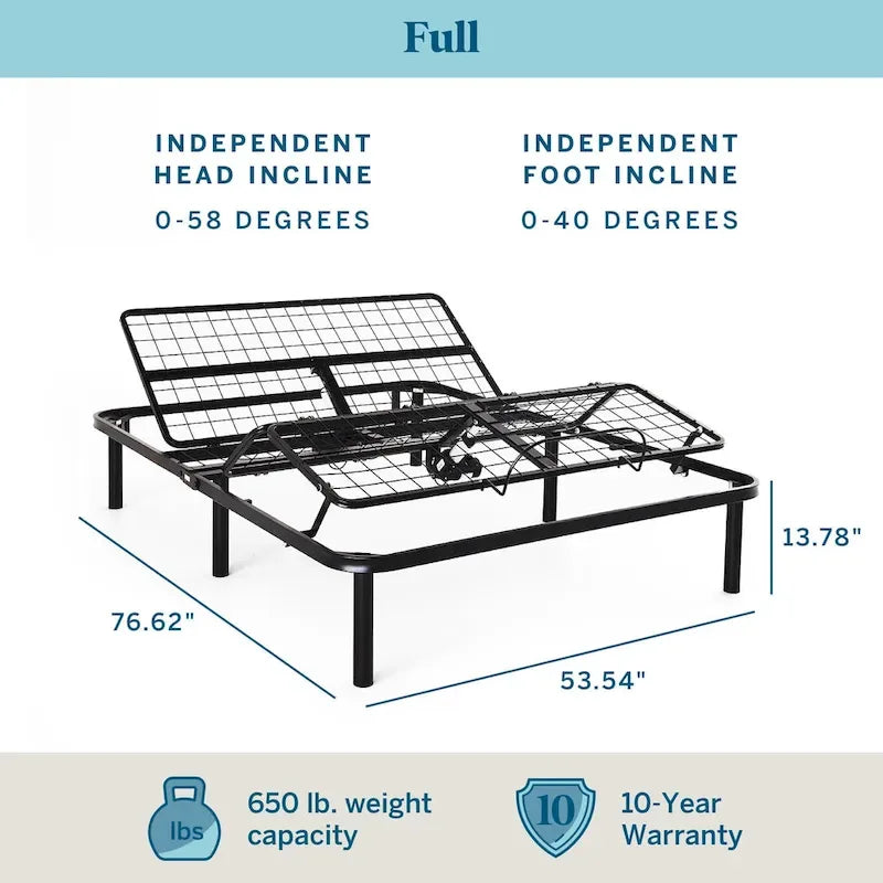Lucid Standard Adjustable Bed Base