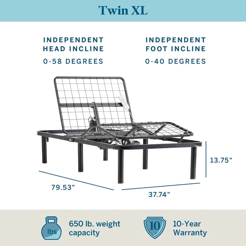 Lucid Standard Adjustable Bed Base