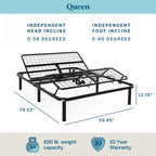 Lucid Standard Adjustable Bed Base