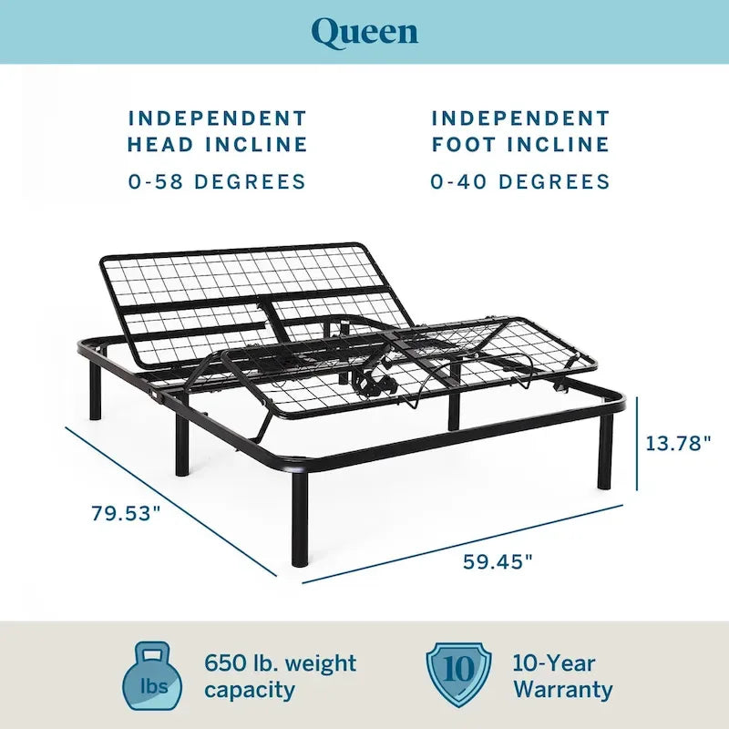 Lucid Standard Adjustable Bed Base
