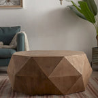 38  Three-dimensional Embossed American Retro Style Coffee Table
