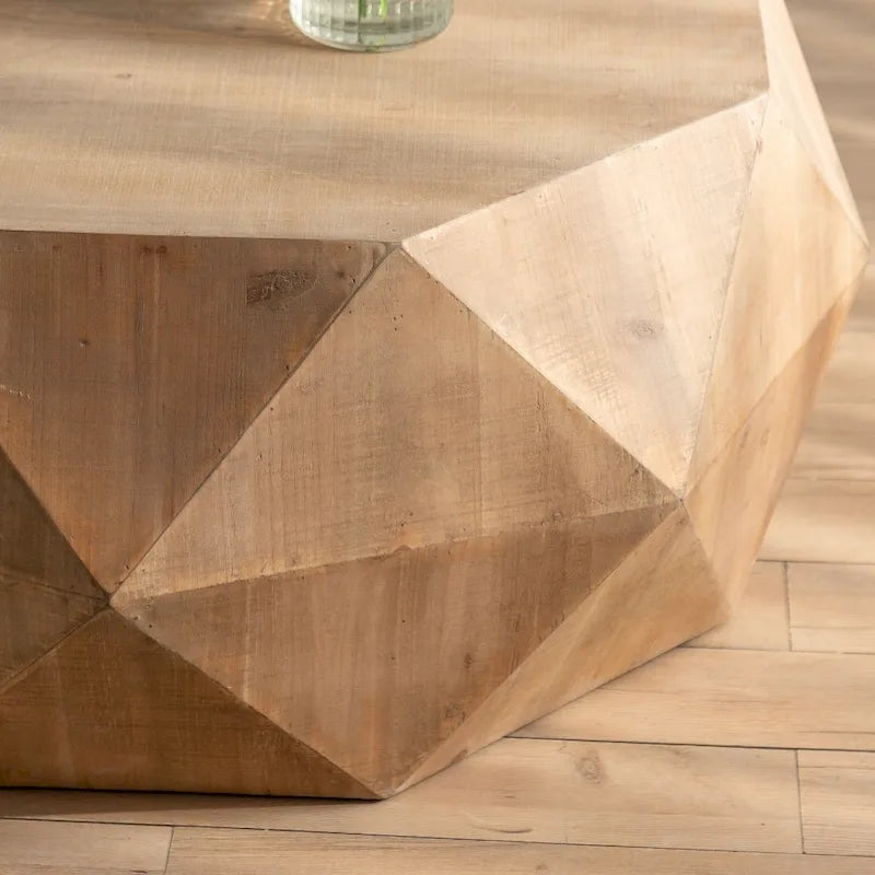 38  Three-dimensional Embossed American Retro Style Coffee Table