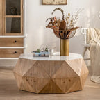 38  Three-dimensional Embossed American Retro Style Coffee Table