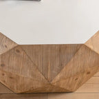 38  Three-dimensional Embossed American Retro Style Coffee Table