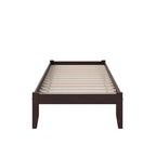 Concord Twin XL Platform Bed in Espresso