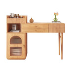 Vanity Set Makeup Table with 3 Drawers, Wood