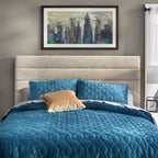Lifestorey Raquel Channel Back Queen Upholstered Bed