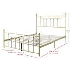 Melia Metal Platform Bed