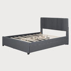 Queen Size Bed with Twin XL Size Trundle