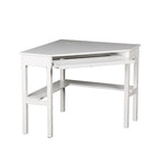 SEI Furniture Crescent White Birch Corner Desk