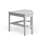 SEI Furniture Crescent White Birch Corner Desk
