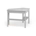 SEI Furniture Crescent White Birch Corner Desk