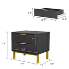 2-drawer Nightstand for Home