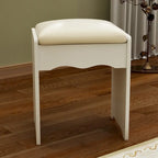 39.4 Wide Makeup Vanity Set with Stool and Touching Light Mirror - 39.4 W