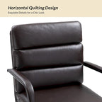 Joseph Modern Task Faux Leather Chair with Tilt Lock and Center Tilt by HULALA HOME