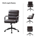 Joseph Modern Task Faux Leather Chair with Tilt Lock and Center Tilt by HULALA HOME