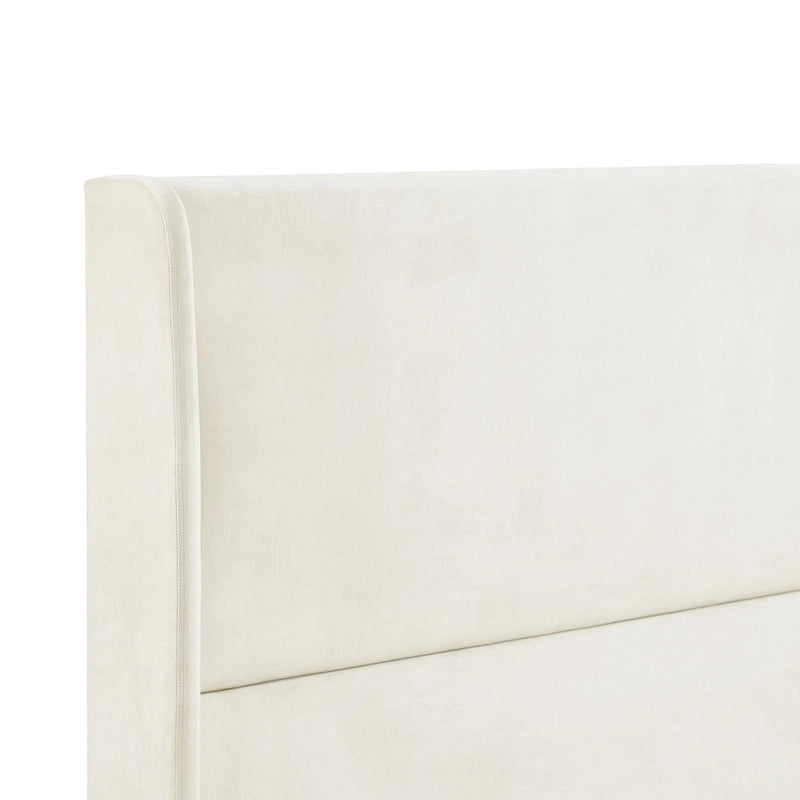 Roundhill Furniture Rozitta Upholstered Wingback Platform Bed
