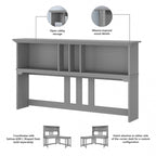 Bush Furniture Salinas 60W Hutch- Hutch Only - 60.00L x 10.51W x 32.99H