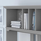 Bush Furniture Salinas 60W Hutch- Hutch Only - 60.00L x 10.51W x 32.99H