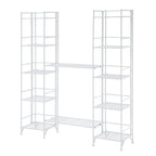 Convenience Concepts Xtra Storage 5 Tier Folding Metal Shelves with Set of 2 Extension Shelves