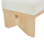 SAFAVIEH Couture Boris Mid-Century Modern Bench - 62.4 In. W x 19.7 In. D x 16.5 In. H - 62Wx20Dx17H