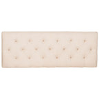 SAFAVIEH Lynnette French Brasserie Tufted Wood Bench - 47.3 x 17.5 x 19 - 47Wx18Dx19H