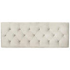 SAFAVIEH Lynnette French Brasserie Tufted Wood Bench - 47.3 x 17.5 x 19 - 47Wx18Dx19H
