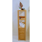 Porch & Den Burning Tree Solid Bamboo Spa Storage Tower Cabinet