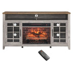 TV Stand for TVs up to 55  with Electric Fireplace