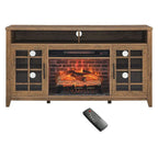 TV Stand for TVs up to 55  with Electric Fireplace