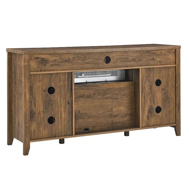 TV Stand for TVs up to 55  with Electric Fireplace