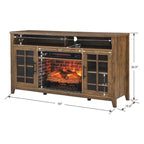 TV Stand for TVs up to 55  with Electric Fireplace