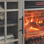 TV Stand for TVs up to 55  with Electric Fireplace