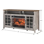 TV Stand for TVs up to 55  with Electric Fireplace