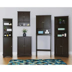 Spirich-Bathroom Shelf Storage Cabinet Over the Toilet with door