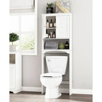 Spirich-Bathroom Shelf Storage Cabinet Over the Toilet with door