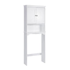 Spirich-Bathroom Shelf Storage Cabinet Over the Toilet with door